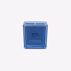 ipuro ESSENTIALS sunny beachtime, Carré, Bleu, Pamplemousse, Jasmin, Citron, Lys, Menthe, Rose, Fève Tonka, Musc blanc, 1 piè ...