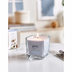 ipuro White lily bougie en cire Carré Carnation, Cèdre, Jasmin, Muguet, Pêche, Musc blanc Blanc 1 pièce(s)