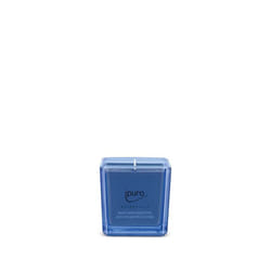 ipuro Sunny beachtime bougie en cire Carré Pamplemousse, Jasmin, Citron, Lys, Menthe, Rose, Fève Tonka, Musc blanc Bleu 1 pièce(s)