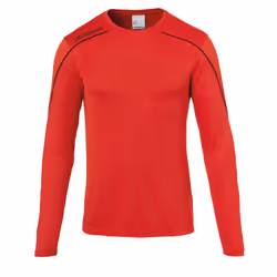 T-Shirt de Football Garçon Uhlsport Stream 22 - Rouge - Manches Courtes