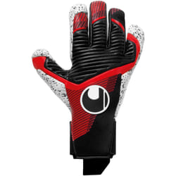 Gants de gardien - Uhlsport - Powerline Supergrip+ HN - Noir/Rouge/Blanc - Taille 75 - Adhérence optimale