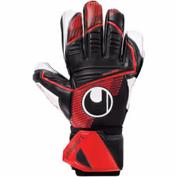 Gants de gardien Uhlsport Powerline Supersoft - noir/rouge/blanc - Taille 7