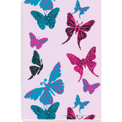 Papier Peint "papillons Très Girly"