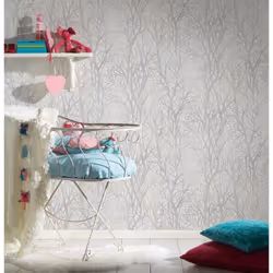 Papier Peint Imprimé "forêt"