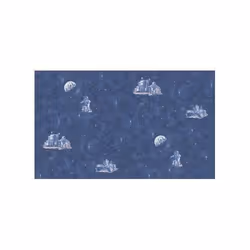 Papier Peint "astronaute Bleu"