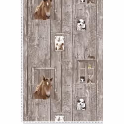 Papier Peint Enfant "poney Club"