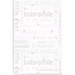 Papier Peint Baby À Écritures Colorées