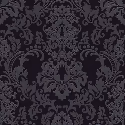A.S. Creation Black is Beautiful 361663 Papier Peint Intissé Baroque 10.05 x 0.53 m Noir