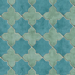 Papier Peint Imprimé Azulejos