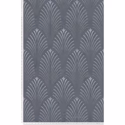 Ce modèle est un papier peint expansé sur intissé (160 grammes/m2) de style motifs art déco|graphique. Il est lessivable, str ...
