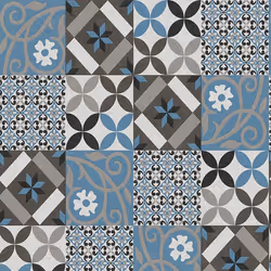 Papier Peint - Effet Mosaïque Colorée