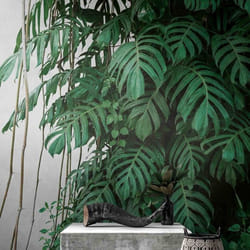 Papier peint panoramique - A.S. CREATION - The Wall - Motifs nature jungle - Blanc - Intissé