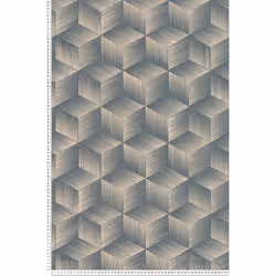 Ce modèle est un papier peint intissé d'eco : sans pvc, durable et résistant (260 grammes/m2) de style motifs trompe l'oeil|g ...