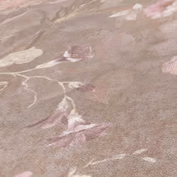 As Creation - Papier peint intissé romantique style maison de campagne avec fleurs Papier peint intissé romantique vieux rose