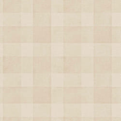 As Creation - Papier peint à carreaux de style maison de campagne Papier peint intissé classique de couleur beige