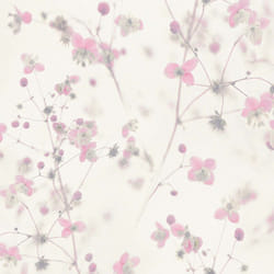 As Creation - Papier peint petites fleurs roses Tapisserie fleurs Fleuri vintage Papier peint intissé et embossé Idéal pour chambre