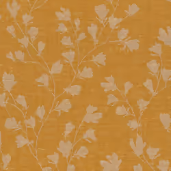 As Creation - Papier peint floral jaune moutarde et gris Tapisserie nature à motifs de fleurs Papier peint gaufré style botan ...