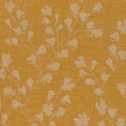 As Creation - Papier peint floral jaune moutarde et gris Tapisserie nature à motifs de fleurs Papier peint gaufré style botanique idéal pour chambre