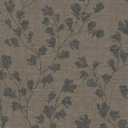 As Creation - Papier peint floral marron et noir à feuilles Tapisserie nature à motifs de fleurs Papier peint gaufré style botanique idéal pour salon