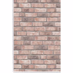 Ce modèle est un papier peint vinyle sur intissé (270 grammes/m2) de style motifs urbain|trompe l'oeil|industriel|brique|effe ...