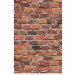 Ce modèle est un papier peint vinyle sur intissé (250 grammes/m2) de style motifs urbain|trompe l'oeil|industriel|pierre|briq ...