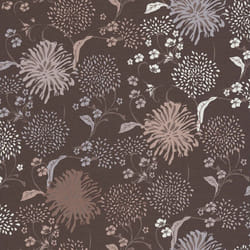As Creation - Papier peint floral sur fond rouge bordeaux Tapisserie cottage à fleurs roses Papier peint style campagne idéal pour couloir