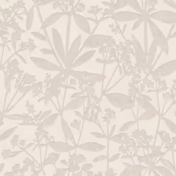 As Creation - Papier peint floral à fleurs crème beige Tapisserie à feuillage style botanique Papier peint végétal idéal pour ...