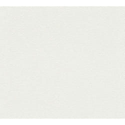 Papier peint intissé uni blanc Tapisserie structurée gaufrage Papier peint moderne effet textile idéal pour bureau