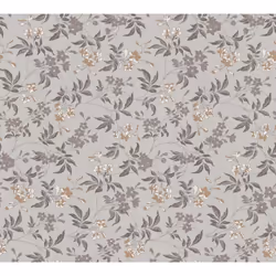 As Creation - Papier peint floral sur fond beige Tapisserie cottage à fleurs marrons Papier peint intissé charme style anglai ...