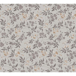 As Creation - Papier peint floral sur fond beige Tapisserie cottage à fleurs marrons Papier peint intissé charme style anglais idéal pour cuisine