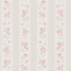 Papier peint intissé romantique style shabby chic avec fleurs beige rose