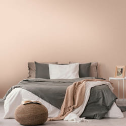 As Creation - Papier peint uni rose chair Tapisserie intissée effet gaufrage Papier peint moderne résistant et lavable idéal pour chambre