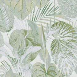 As Creation - Papier peint feuillage, vert clair, tropical 393554