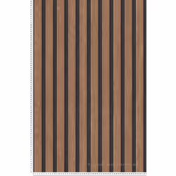 Papier peint intissé vinyle Pintwalls 2 - A.S. CREATION - motifs nature bois scandinave - marron noir