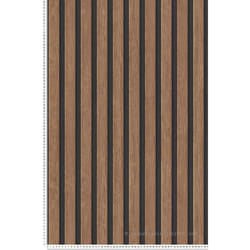 Papier peint intissé vinyle Pintwalls 2 - A.S. CREATION - motifs nature bois scandinave - marron noir