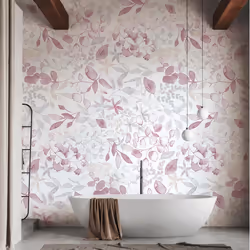 Papier peint intissé 396922 fuchsia gris Weiß blanc fleurs floral Aquarell Dreams A.S. Creation