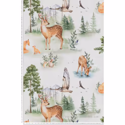 Ce modèle est un papier peint intissé (150 grammes/m2) de style motifs animaux|enfantin|nature. Il est lavable, strippable et ...