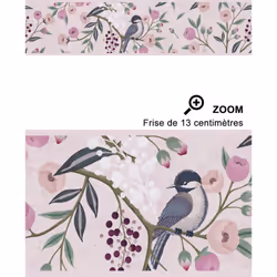 Ce modèle est un papier peint intissé (210 grammes/m2) de style fleurs animaux|enfantin|nature|vintage|fleurs|charme. Il est ...