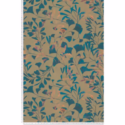 Ce modèle est un papier peint vinyle sur intissé (230 grammes/m2) de style motifs nature|contemporain. Il est lessivable, str ...