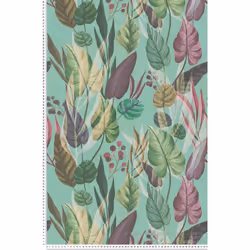 Ce modèle est un papier peint vinyle sur intissé (230 grammes/m2) de style motifs nature|jungle. Il est lessivable, strippabl ...