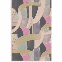 Ce modèle est un papier peint vinyle sur intissé (230 grammes/m2) de style motifs géométrique|contemporain|design|graphique.  ...
