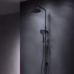Le kit de douche comprend une douche supérieure à effet pluie de 22 cm de diamètre, une pomme de douche, une barre de douche ...