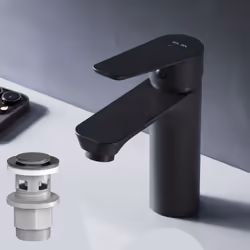 ARMATURE : Le mitigeur dispose d'un mélangeur à levier unique pour l'eau chaude et l'eau froide. Le robinet se monte en un cl ...