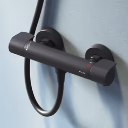 Le mitigeur thermostatique permet de régler avec précision le débit d'eau et la température. Un blocage de sécurité à 38 degr ...