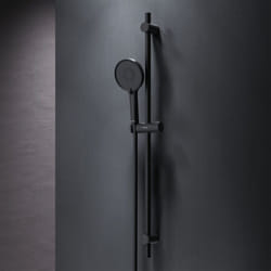 Pommeau de douche 3 jets, flexible et barre, Noir F01XA022 X-Joy Am.pm