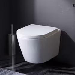 Le set IIS90151.NA1700 offre une combinaison de WC suspendu (CNA1700SC) avec mécanisme de fermeture automatique à abattant, é ...