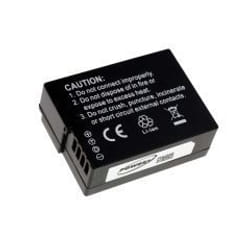 Batterie pour Panasonic DMW-BLC12E - POWERY - Lithium Ion - 1200mAh - 7.2V - Noir