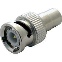 Tecline 64661 changeur de genre de câble RCA BNC Argent