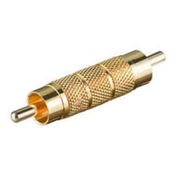 Goobay 11596 changeur de genre de câble RCA Laiton