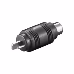 Adaptateur Audio - GOOBAY - Lot de 10 - Din Mâle - RCA Femelle - Noir